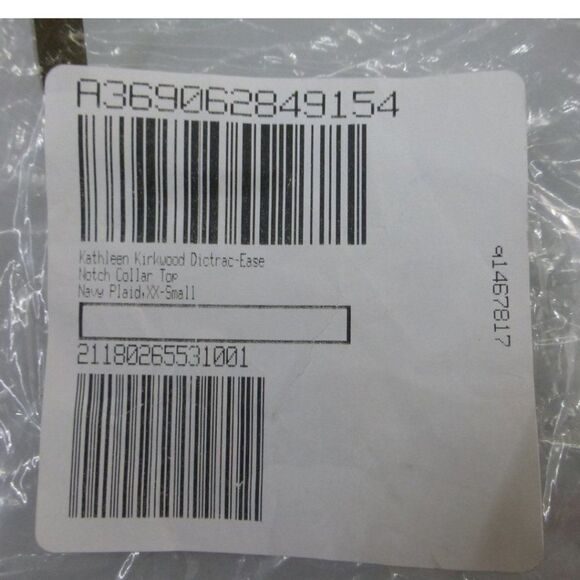 NIP Under Cover Agent by Kathleen Kirkwood Notch Collar Top - Picture 7 of 11